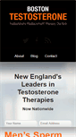 Mobile Screenshot of bostontestosteroneblog.com